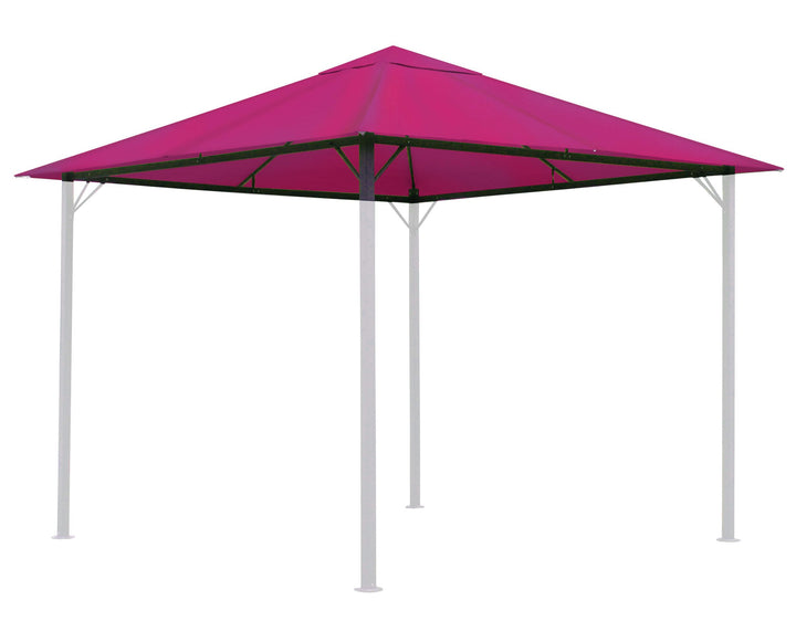 QUICK STAR Ersatzdach für Garten Pavillon 3x3m Beere Pavillondach Ersatzbezug