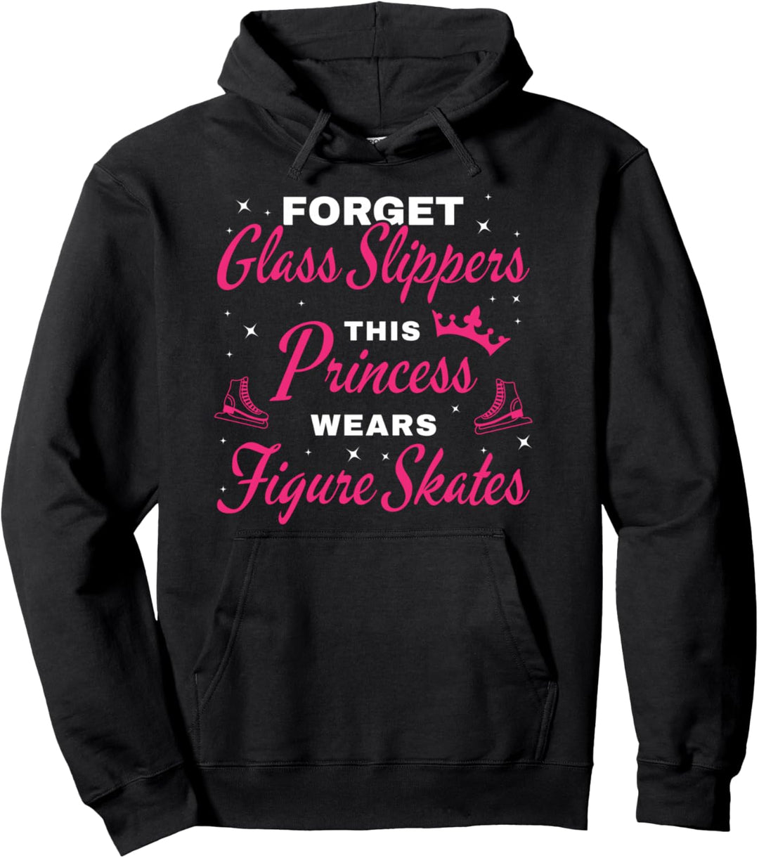 Vergessen Sie Glaspantoffel, diese Prinzessin trägt Eiskunstlaufschuhe Pullover Hoodie