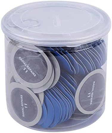 Dwawoo 150 STÜCKE Auto Reifen Reparatur Patch,43mm Runde Reifenreparaturset Reifenreparatur Pilz Pil