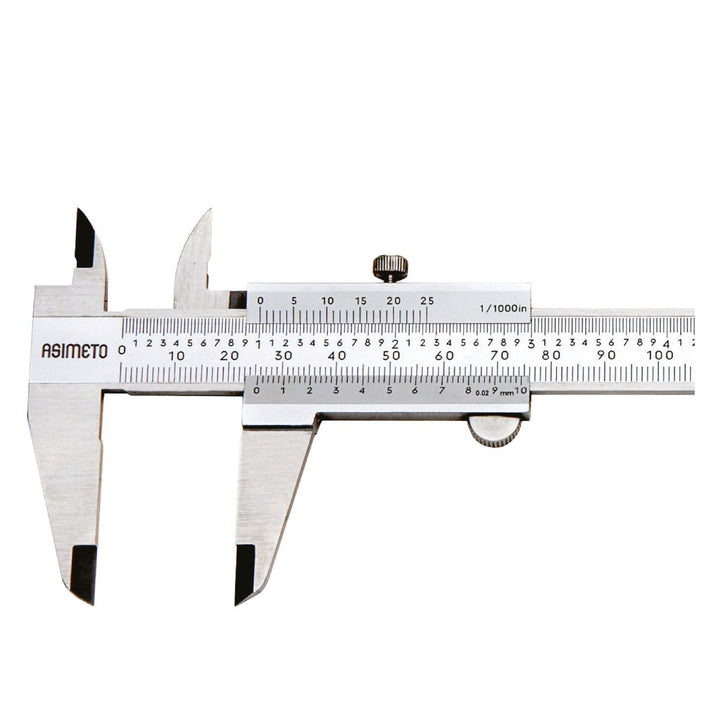 ASIMETO Messschieber mit Feststellschraube 0,05 mm Grösse 150 mm, 150 mm