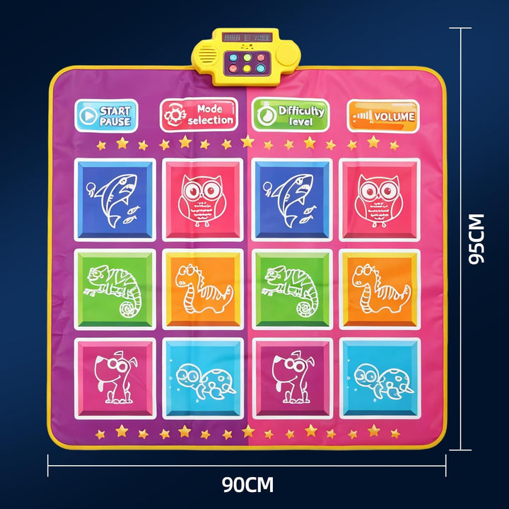 EagleStone Kinder-Tanzmatte mit 5 Spielmodi, Bluetooth, Musik und LED