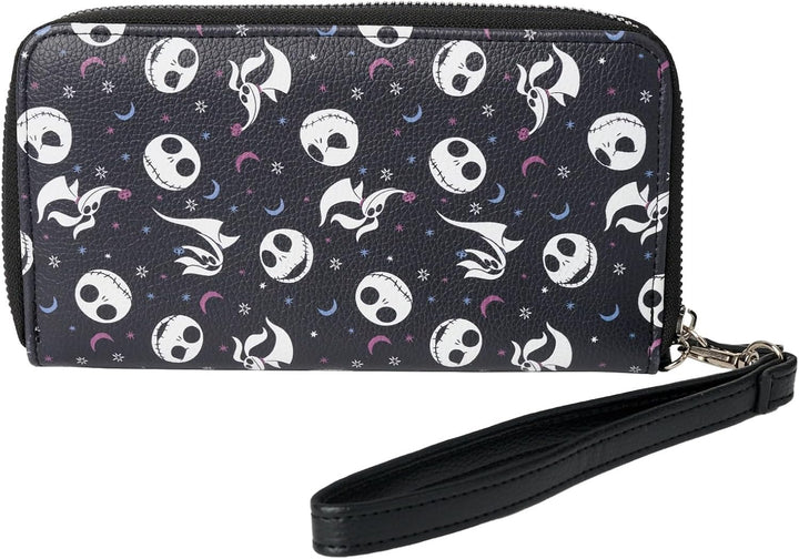 Disney Geldbörse mit Handgelenk, Mickey Minnie Mouse, Winnie Pooh, Reissverschluss, Clutch, Kunstled