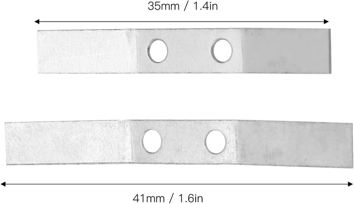 RiToEasysports 8Pcs Hinterachse Blattfeder Stahl Dämpfung Blattfedern Ersatzteile Kompatibel mit WPL