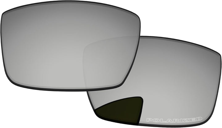 PapaViva Ersatzlinsen für for Oakley Gascan OO9014 Chrom-silber - Polarisiert, Chrom-silber - Polari