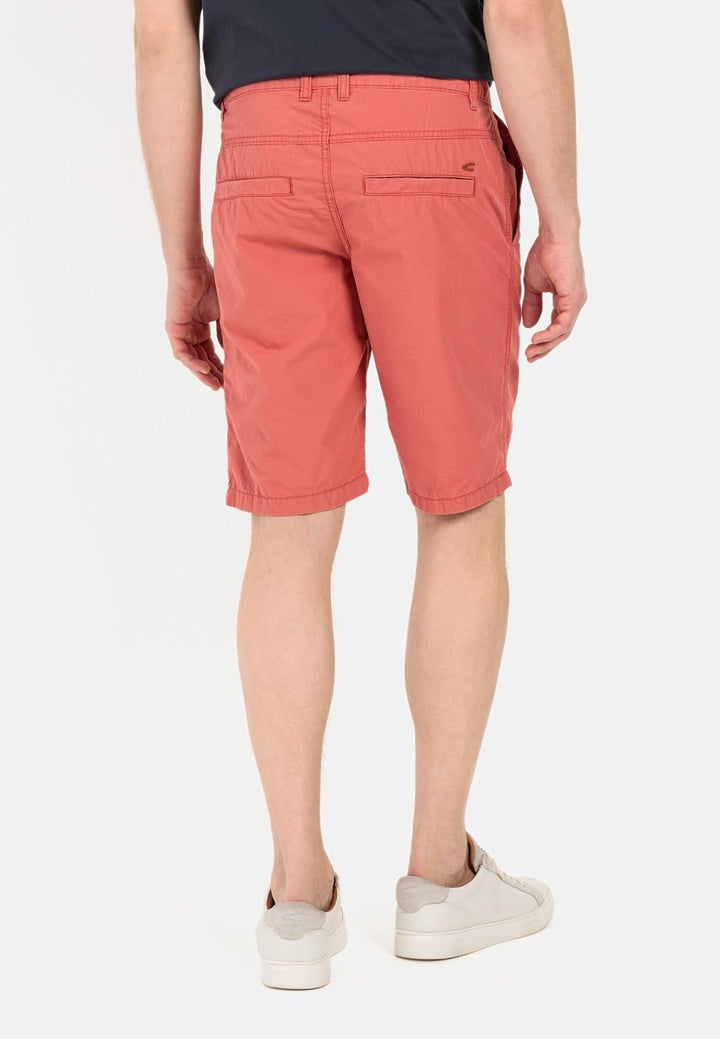 camel active Chino Shorts Aus Reiner Baumwolle - Hose 44W Hellrot, 44W Hellrot