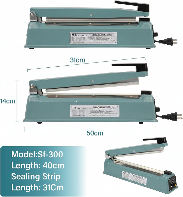 400mm Heisssiegelgerät Folienschweissgerät aus Edelstahl