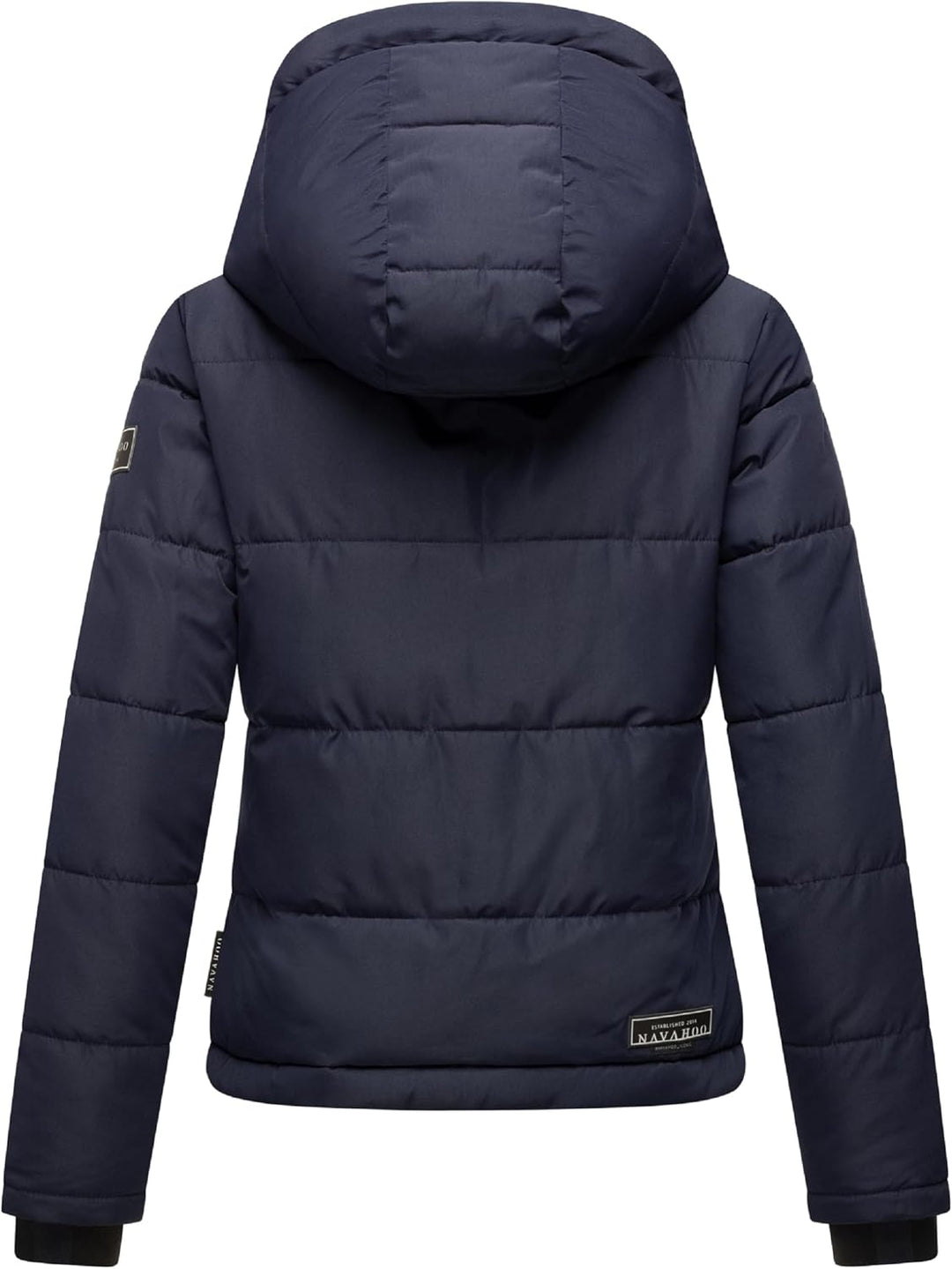 Navahoo Damen Winterjacke Steppjacke warm mit Abnehmbarer Kapuze und Kunstfellkragen Mit Liebe XIV X