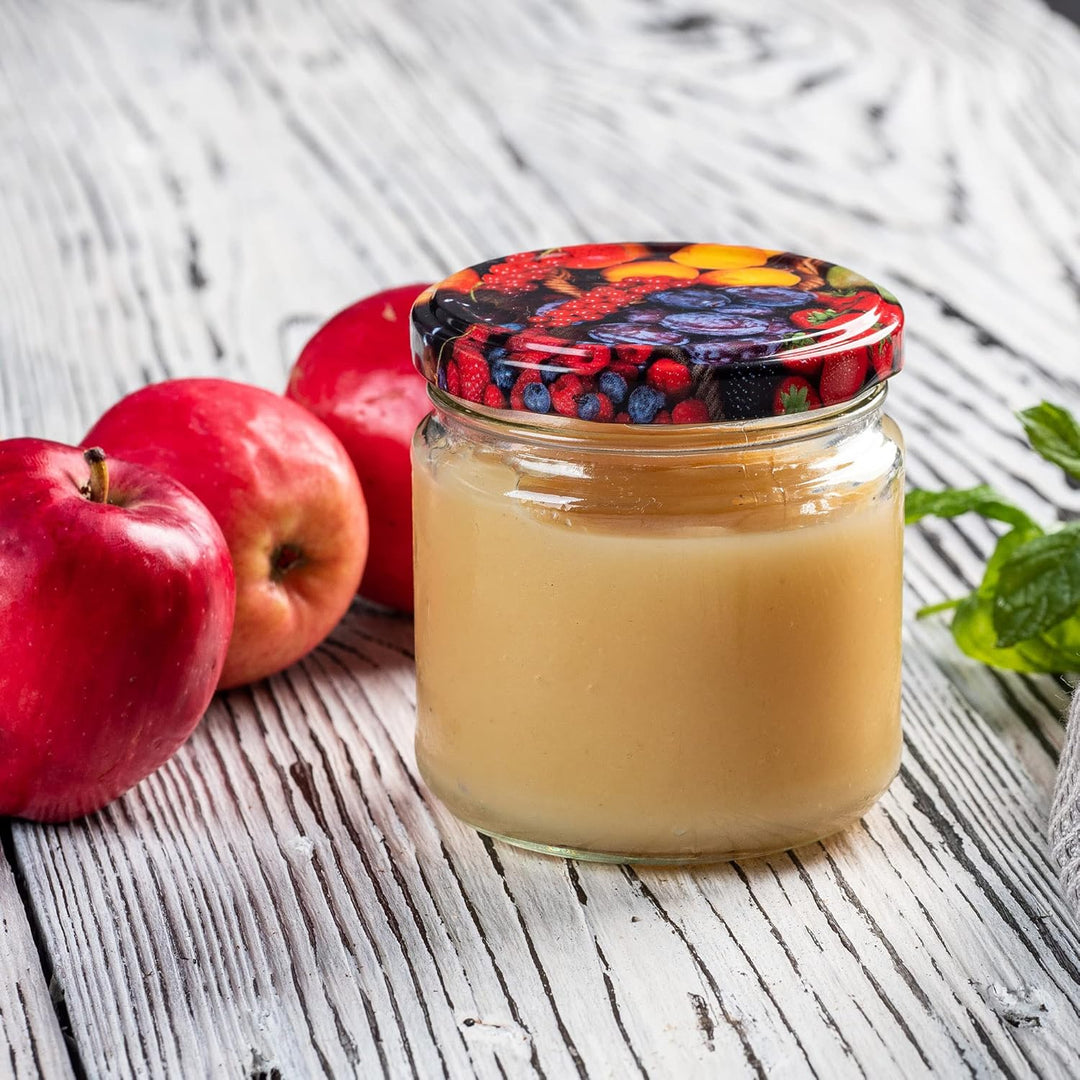 KADAX 100er Set Einmachgläser 200ml TO66, Marmeladengläser Vorratsgläser Mason Jar mit Schraubdeckel