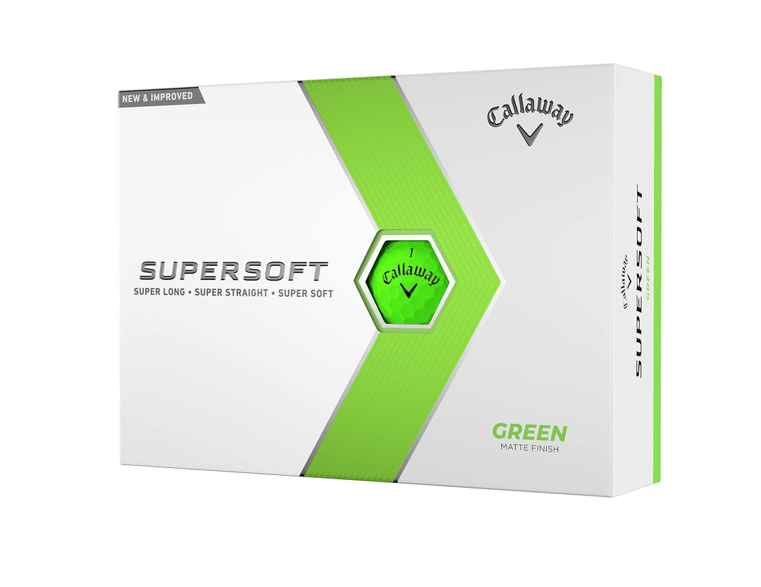 Callaway Supersoft Golfbälle 2023 Grün, Grün
