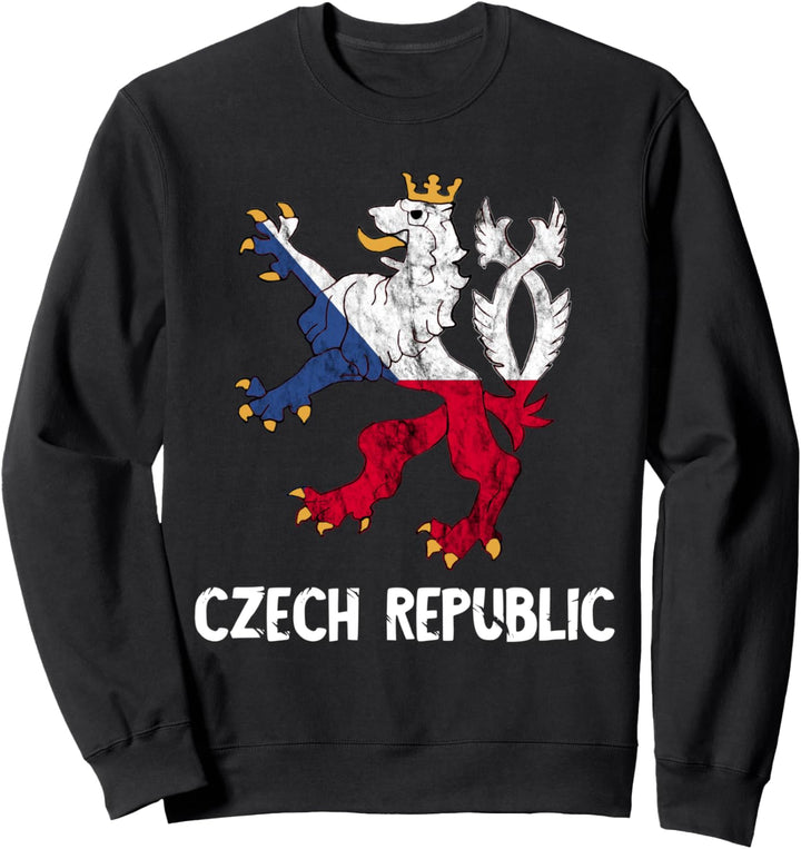 Czech Republic Tschechischer Löwe Tschechien Tschechen Stolz Sweatshirt