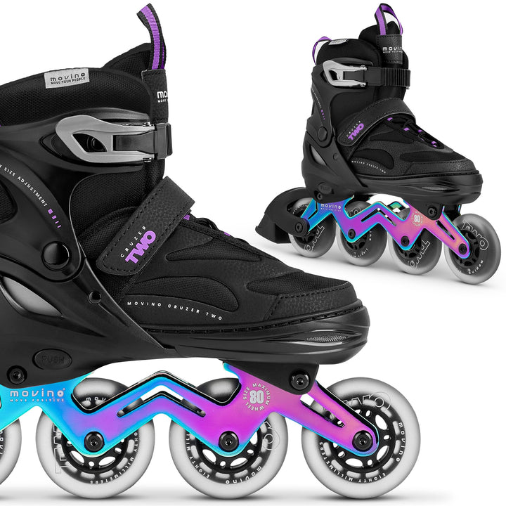 Movino Inline Skates Cruzer Two Rollschuhe Kinder Mädchen Jungen Inliner Rollerskates Fitness Sport