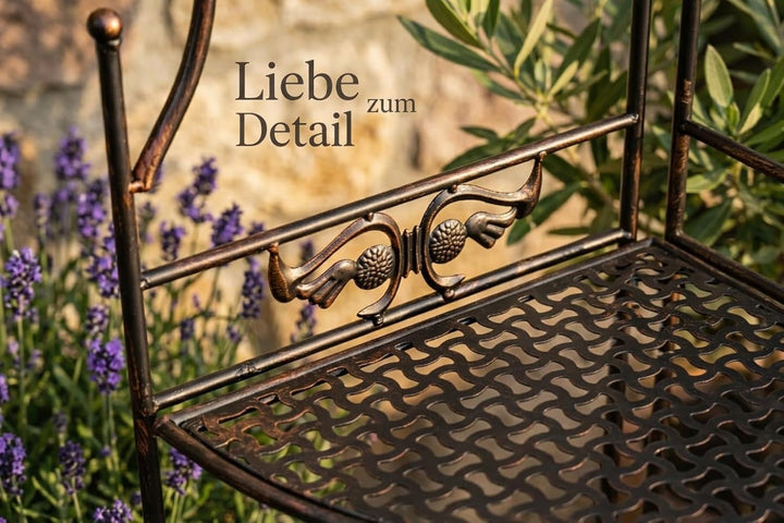 PrimoLiving Metall Garten Regal - Pflanzen Blumen Eckregal aus Metall - Pflanzenregal Garten und Bal