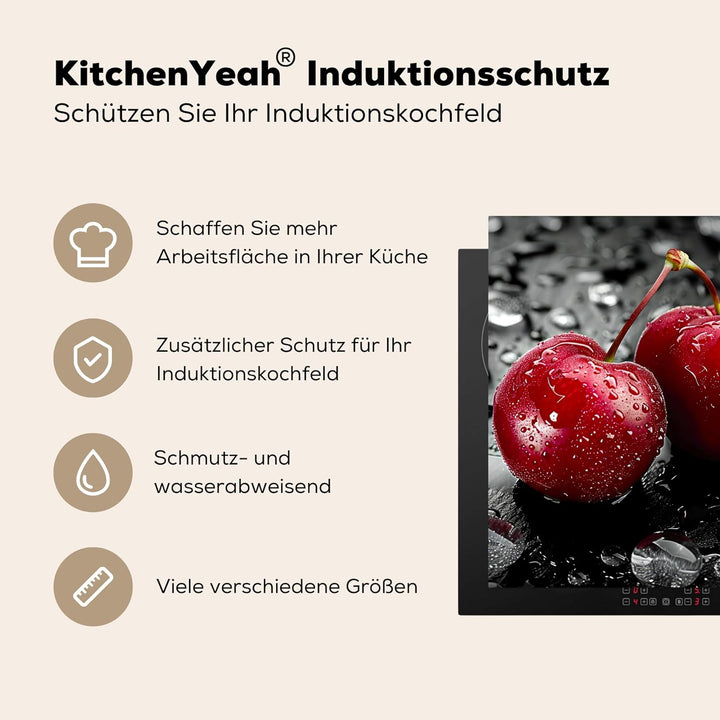 Herdabdeckplatte 65x52 cm Einteilig Herdabdeckung Abdeckplatte für Ceranfeld Abdeckung Induktionskoc