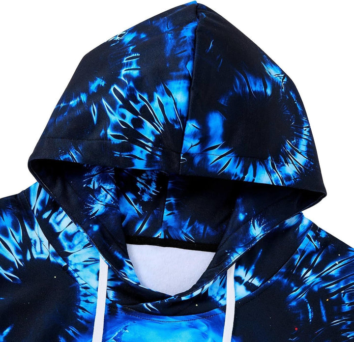 ALISISTER Unisex Hoodie Herren Damen 3D Druck Kapuzenpullover Langarm Hooded Pullover Sweatshirts mi