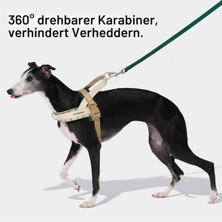 VETRESKA Hundegeschirr und Leine, Easy Walk Hundegeschirr für grosse und mittelgrosse Hunde, kein Zi