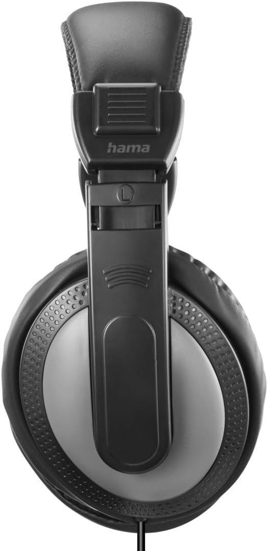Hama Kopfhörer Shell II, Over-Ear, langes Kabel (2m), Schwarz 2 m, 2 m