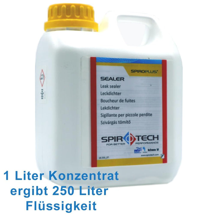 SpiroPlus Sealer 1 Liter - Heizungsdichtmittel - Flüssigdichtmittel - Dichtmittel Solar