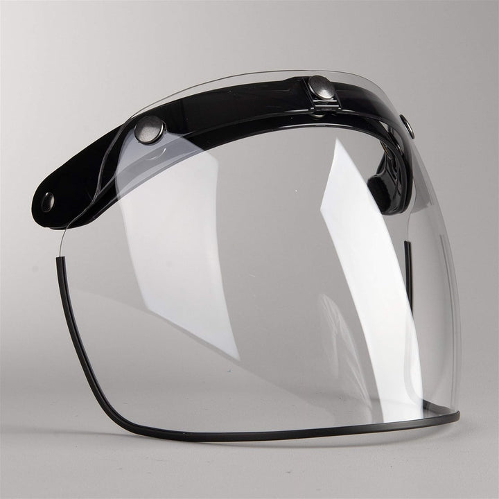 DMD Zubehör für Motorradhelm, Visier Flip-Up Clear Einheitsgrösse Flip-Up Visor Clear, Einheitsgröss
