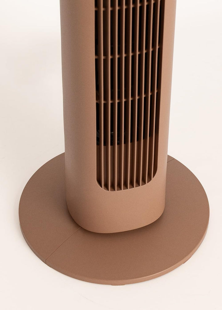 CREATE AIR TOWER Turmventilator, oszillierend, Mokka, programmierbar, 70°-Oszillation, leise, kompak