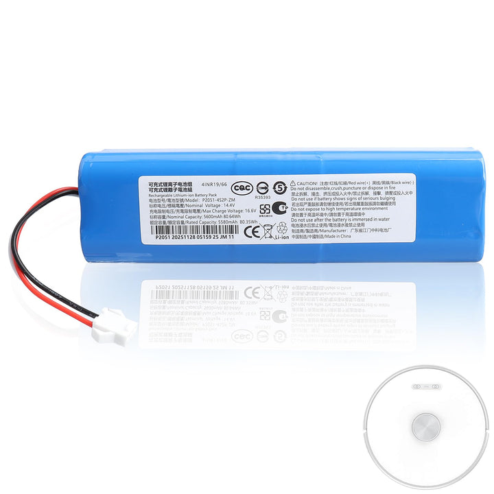 14,4V 5600mAh Li-Ionen-Akku, kompatibel mit Laresar L6 Pro, VIOMI S9, Honiture Q6, Q6 Pro, Ultenic T