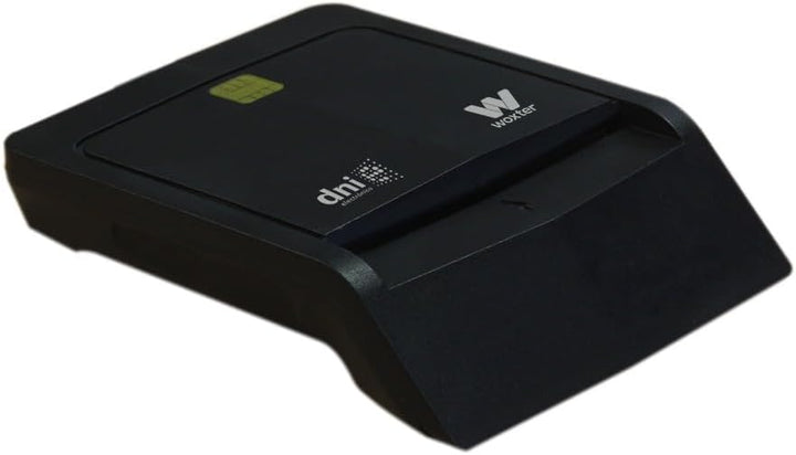 Woxter schwarzer elektronischer DNI-Reader - Smart Electronic DNI-Reader, DNI 3.0, Plug und Play, ko