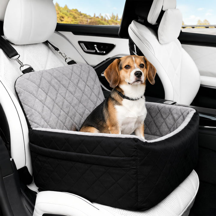 Hunde Autositz für kleine bis mittlere Hunde, Abnehmbarer Hundesitz Auto