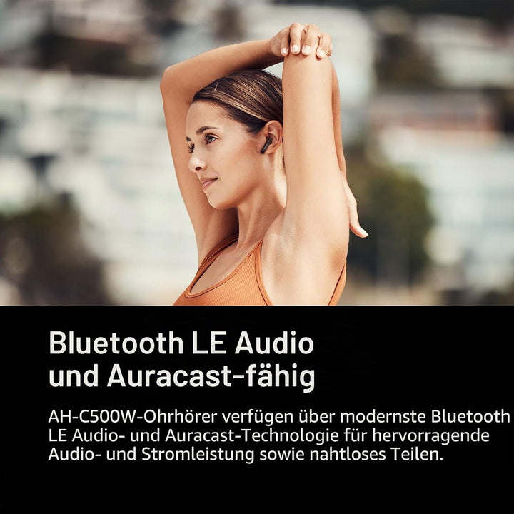 Denon AH-C500W True Wireless In-Ear-Kopfhörer, wasserresistente Bluetooth-Kopfhörer mit eingebautem