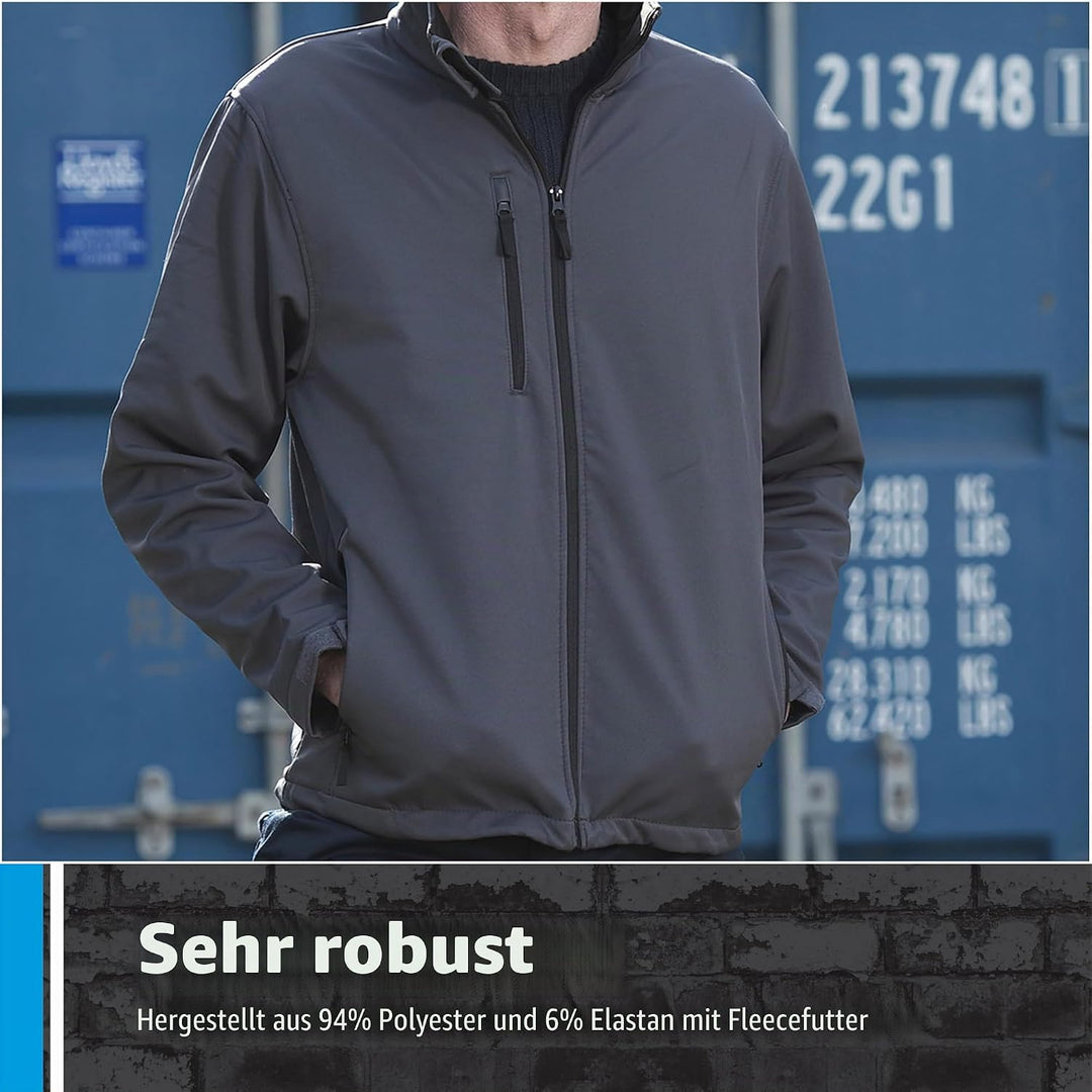 Softshell-Jacke 204 Selkirk von Fortress, schwarz, 204, L L Schwarz, L Schwarz