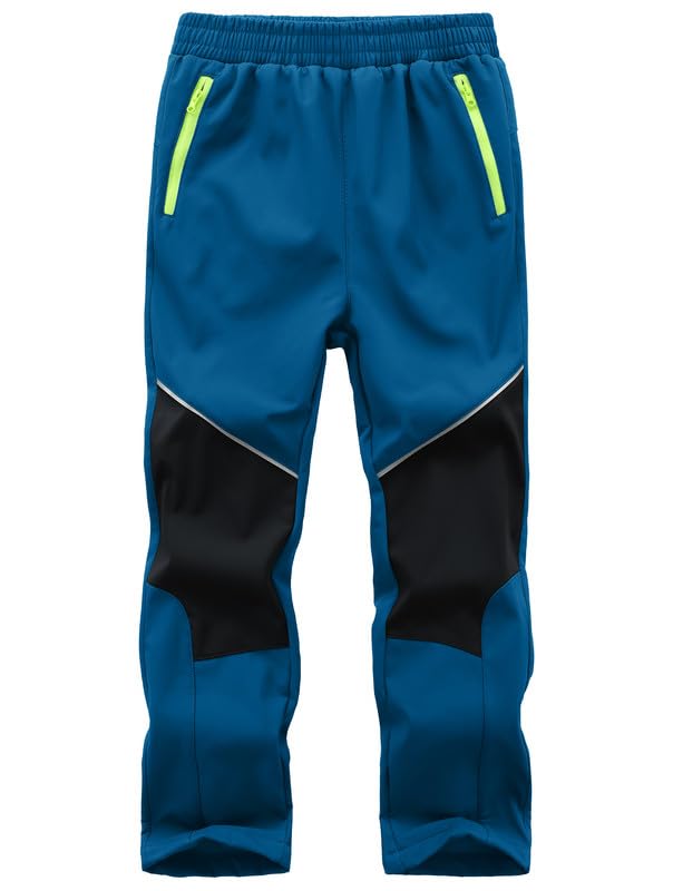 Zzkouine Kinder Softshellhose Schneehose Skihose Warme Hosen Jungen Mädchen Winterhose Outdoorhose W