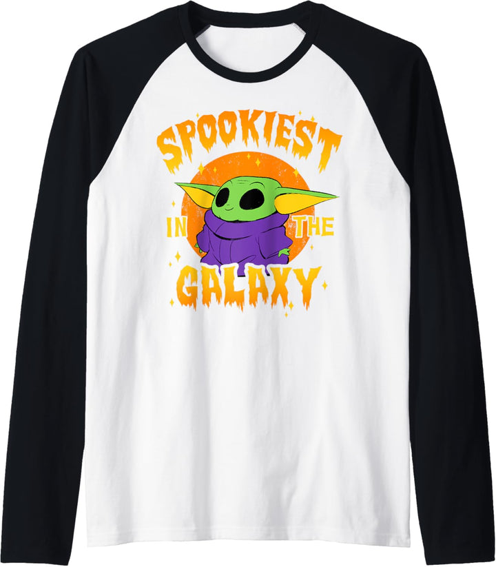 Star Wars Mandalorian The Child Spookiest In The Galaxy Raglan