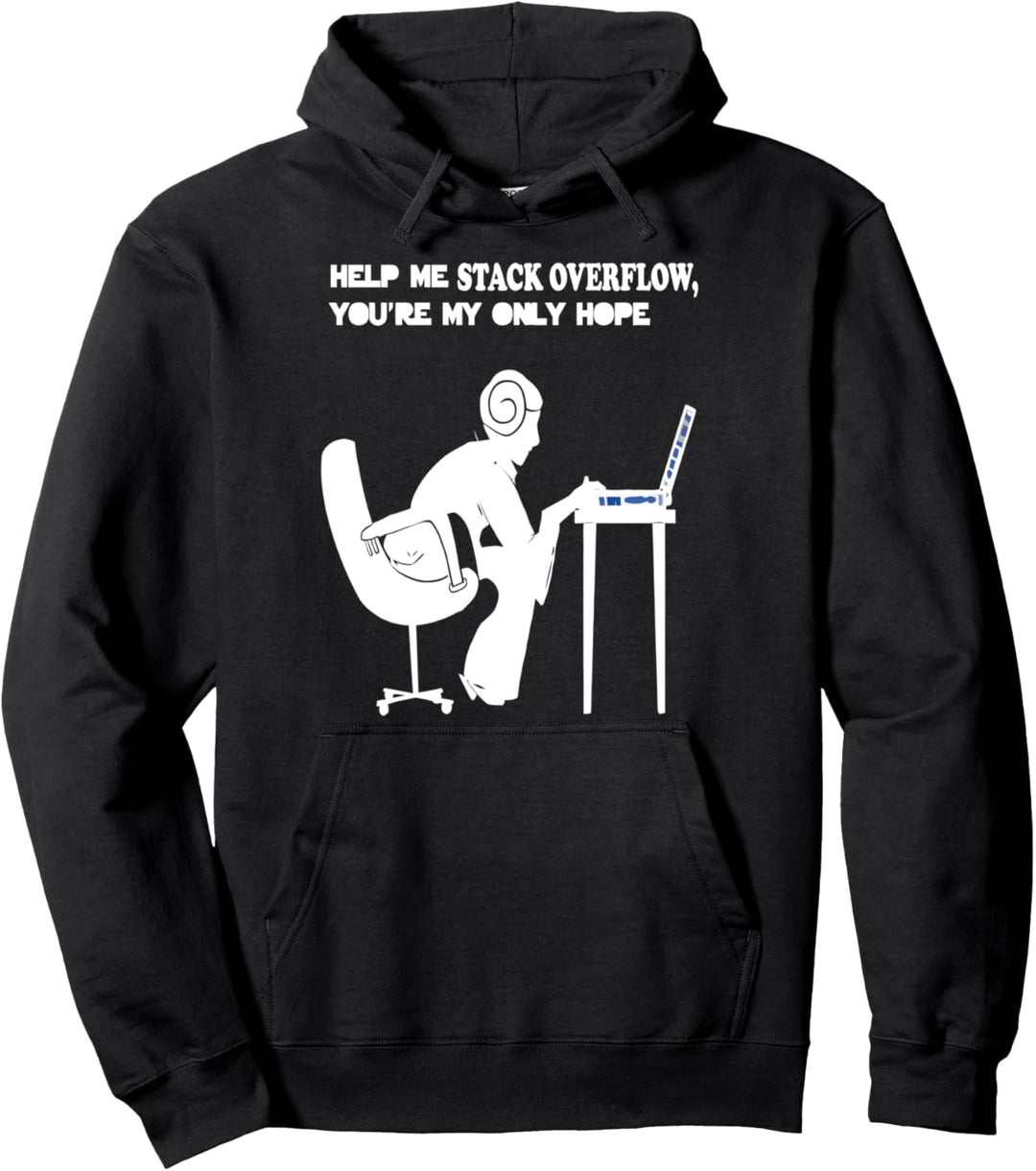 Help me Stackoverflow Lustiges T-Shirt Pullover Hoodie