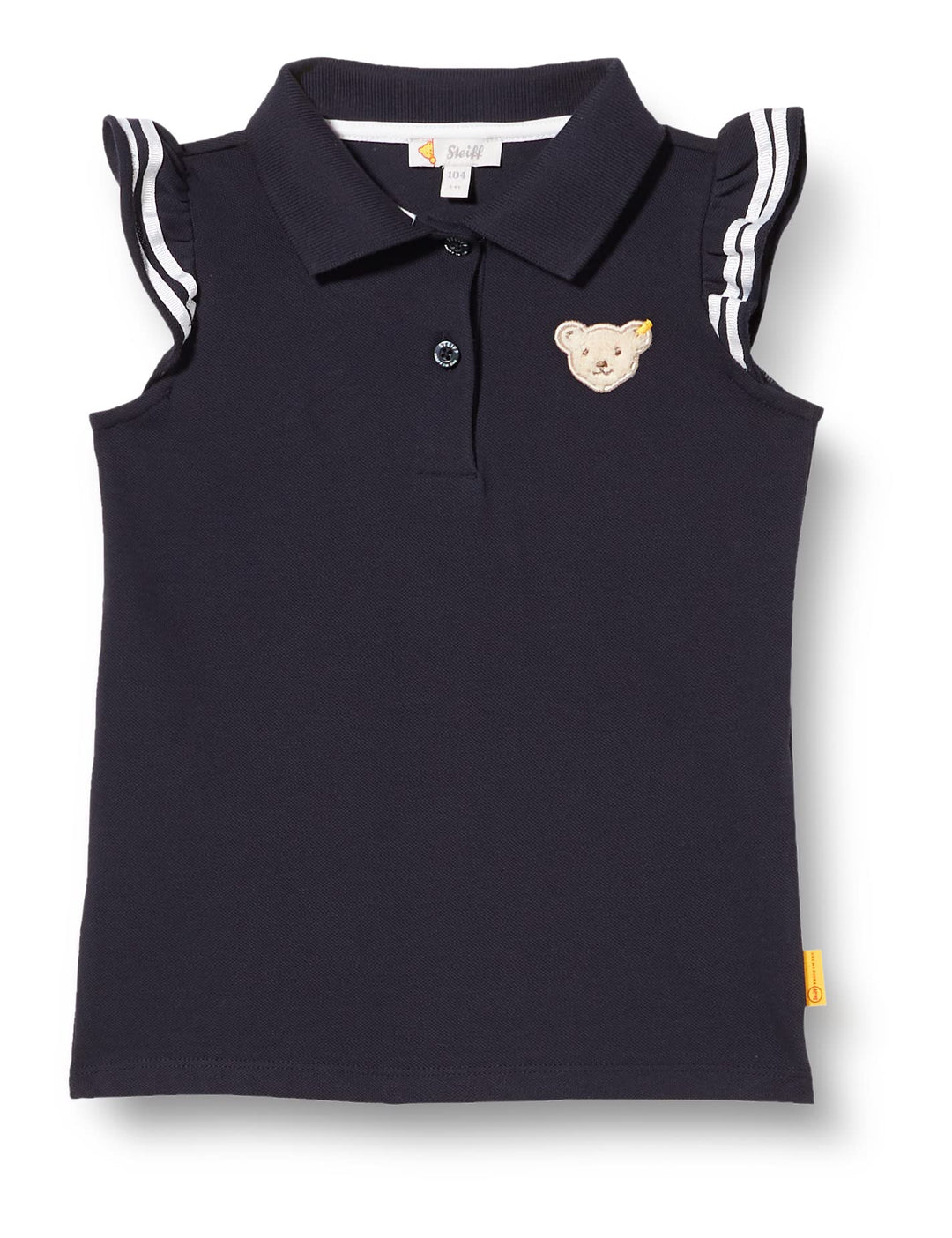 Steiff Mädchen Poloshirt Kurzarm Polohemd 80 Steiff Navy, 80 Steiff Navy