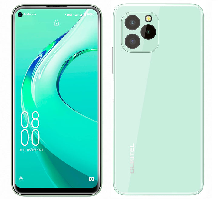OUKITEL C21 Pro Telemovel Livre 11, Vollvisier-Design, 4 GB 64 GB, 256 GB SD, extern, Dreifachkamera