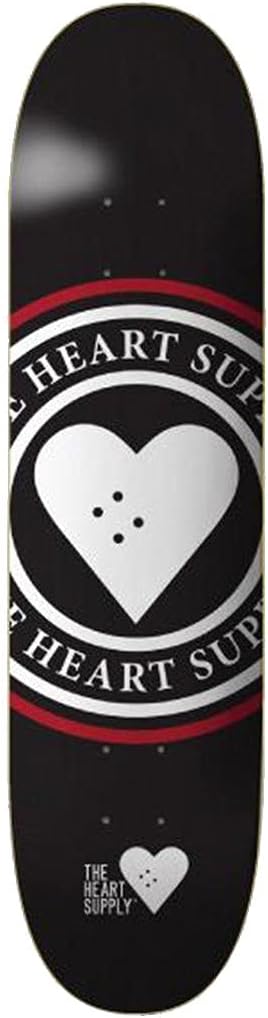 Centrano Unisex – Erwachsene Insignia Skateboard Deck 8" Schwarz, 8" Schwarz