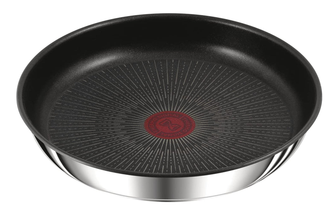Tefal Ingenio Preference Bratpfanne 26 cm, stapelbar, Edelstahl, sichere Antihaftbeschichtung, Induk