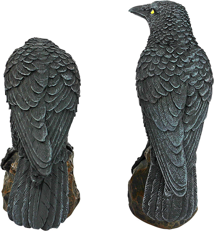 Design Toscano Raben der mystischen Nacht Statuen, Masse: 11,5 x 5 x 15 cm Mystic Night