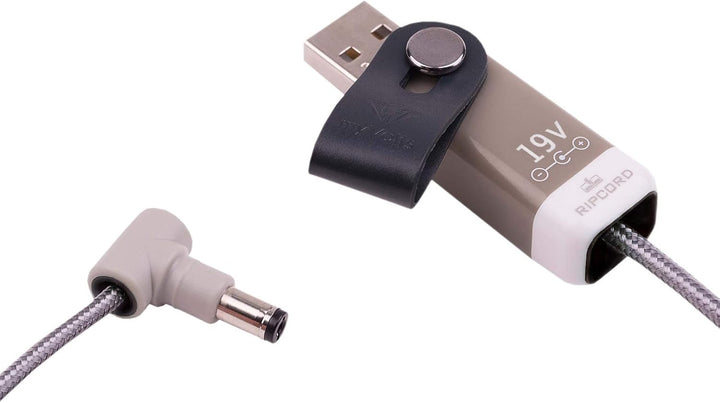 myVolts Ripcord-USB-Ladekabel mit 19V DC Ausgangsstecker kompatibel mit Akai MPC One Retro Sampling