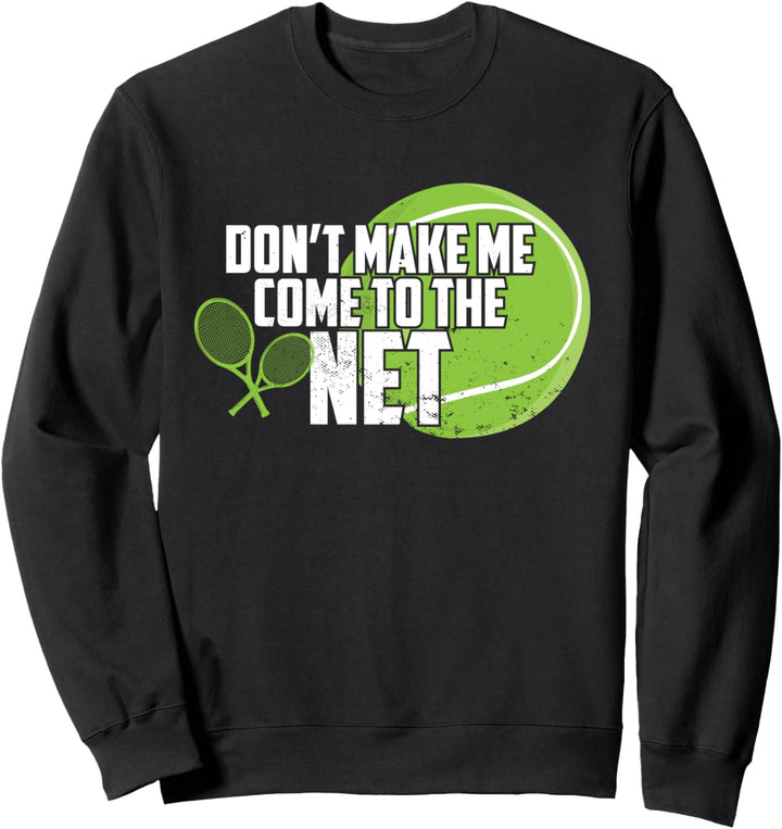Tennisspieler I Tennisball I Tennisschläger I Tennis Sweatshirt