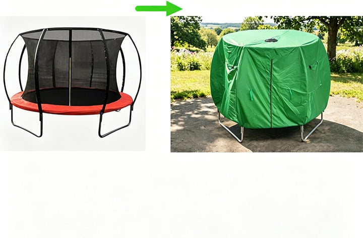 Trampolinzelt, schützend, atmungsaktiv und wasserdicht grün 8FT-6, grün 8FT-6