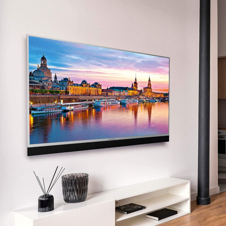 TechniSat TECHNIMOUNT ISI – kompakte Wandhalterung für Flachbild-Fernseher flach bis 20 kg, flach bi