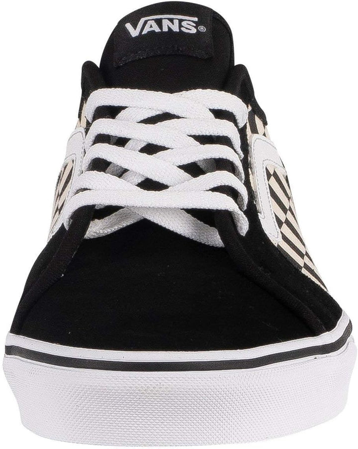 Vans Herren Filmore Decon Wildleder Canvas Trainer, Black/Black 40 EU Checkerboard Black White, 40 E