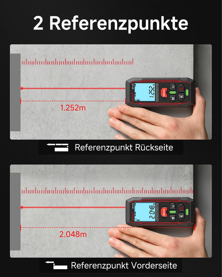 NOYAFA 70 m Laser Entfernungsmesser, Digitales Lasermessgerät