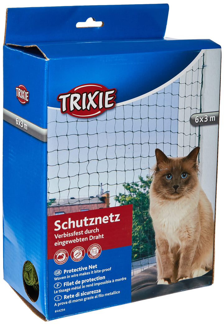 Trixie 44294 Schutznetz, drahtverstärkt, 6 × 3 m, olivgrün oliv 6 x 3 m, oliv 6 x 3 m