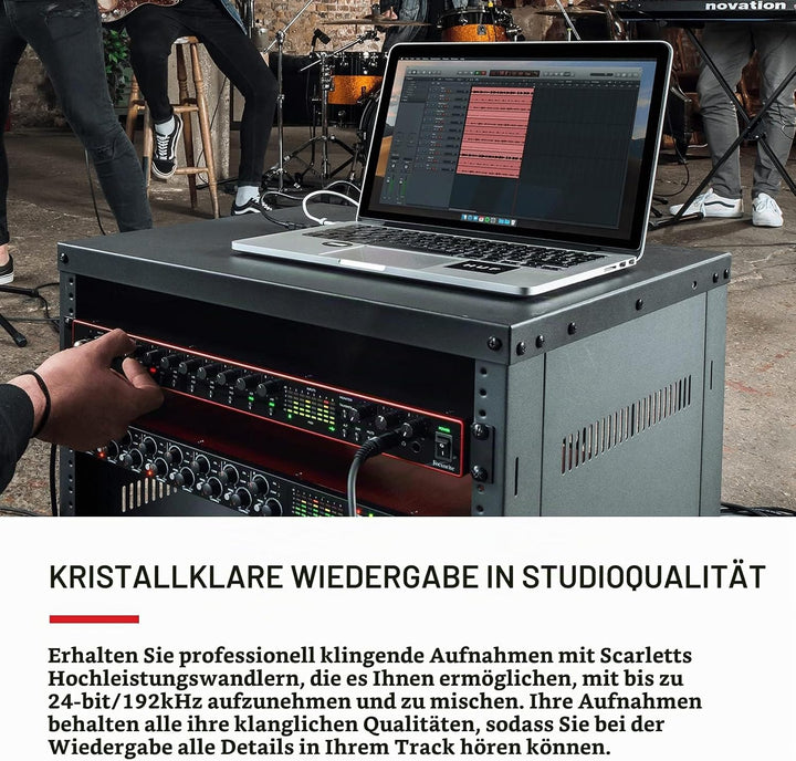 Focusrite Scarlett 18i20 3. Gen USB-Audio-Interface für Aufnahmen, Produktionen und tontechnische An