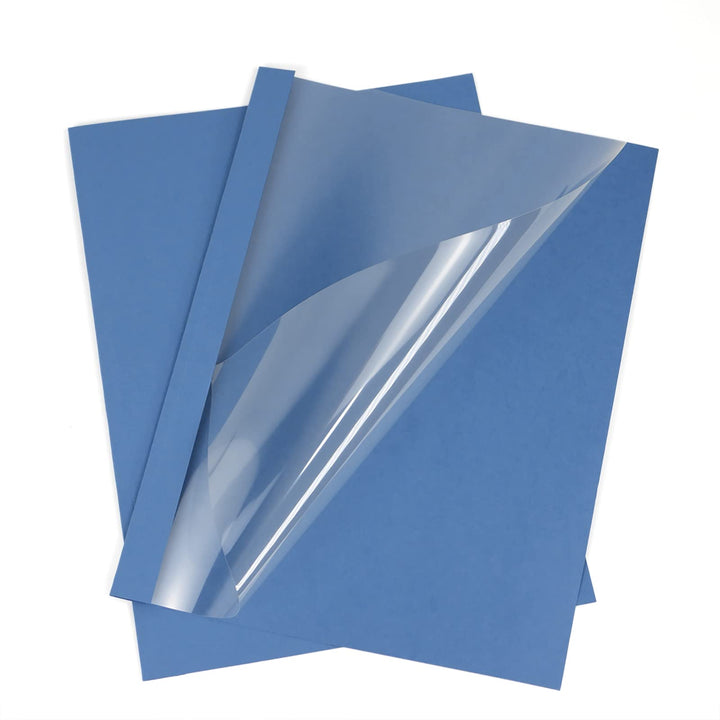 RAYSON Thermobindemappen, 100 Blatt, 12 mm, A4, Blau, 25 Stück