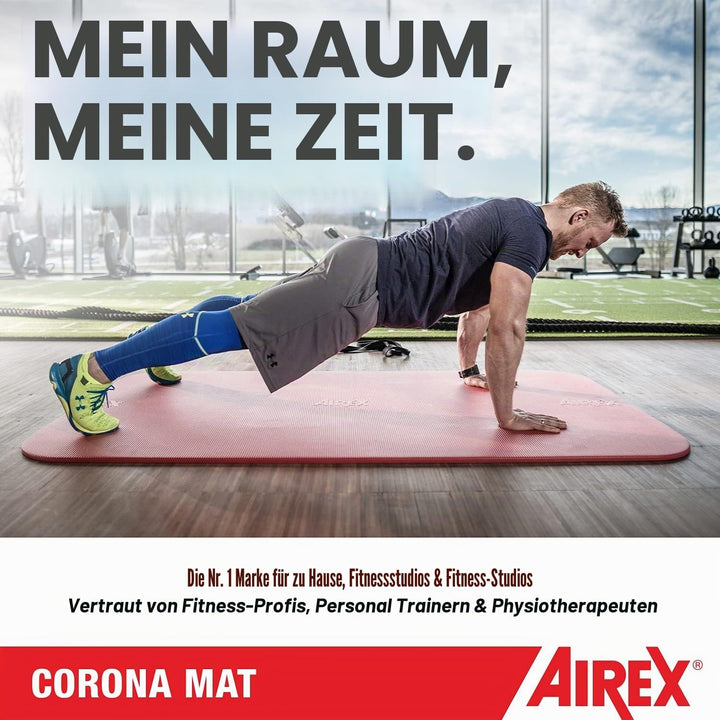 Airex Corona Gymnastikmatte, 200 x 100 cm, Blau