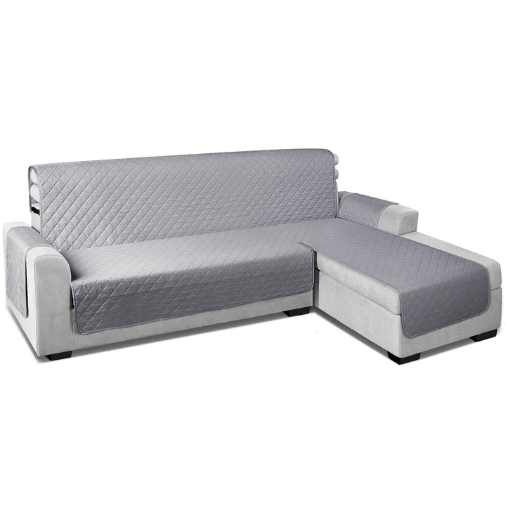 TAOCOCO Chaiselongue Sofabezug L Form, Wasserdichter Stretch Sofa überzug, Sofaschoner rutschfest, M