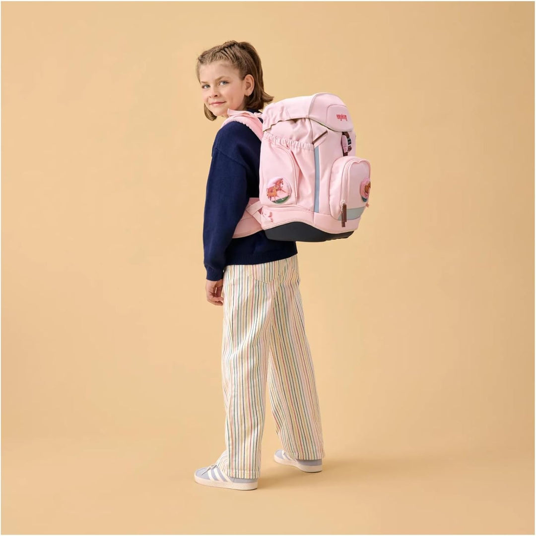 ergobag Schulranzen-Set Pack Set Einheitsgrösse Unzähmbär - Rosa, Einheitsgrösse Unzähmbär - Rosa