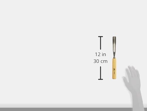 Stubai Stechbeitel Serie 55 - Form 20 : Gebogenes Hohleisen 20mm - 552020, 20mm