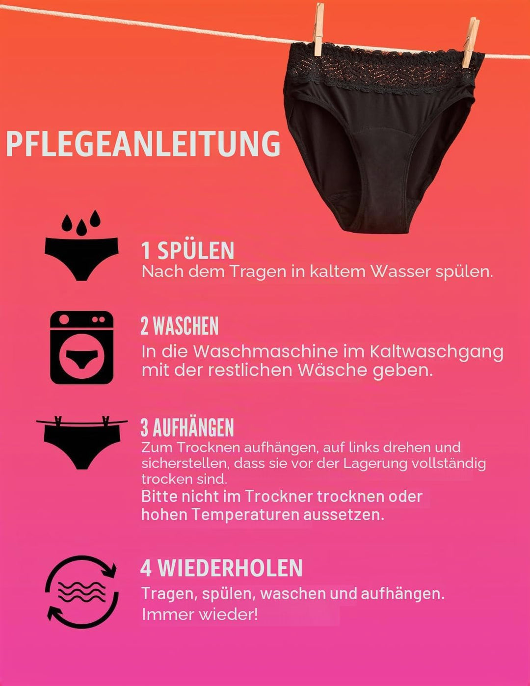 Modibodi Perioden-Swim Bikini High Waist Leicht 20 ml Schwarz 44 Schwarz, 44 Schwarz